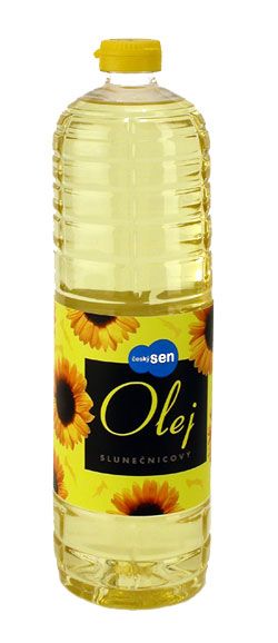 Nhãn chai dầu ăn Olef