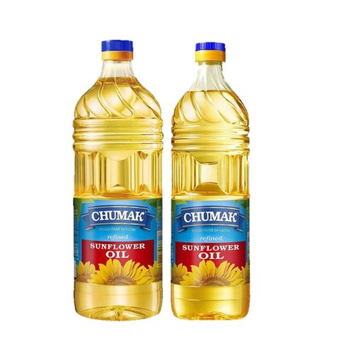 Nhãn chai dầu ăn hoa hướng dương Chumark