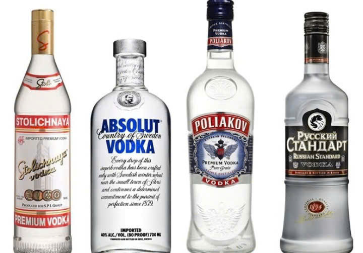 Các loại rượu Vodka nhập khẩu tại Việt Nam