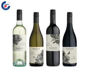 Tem nhãn rượu có màu sắc hài hòa