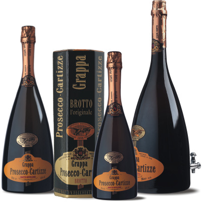 Nhãn Grappa Prosecco Cartizze 