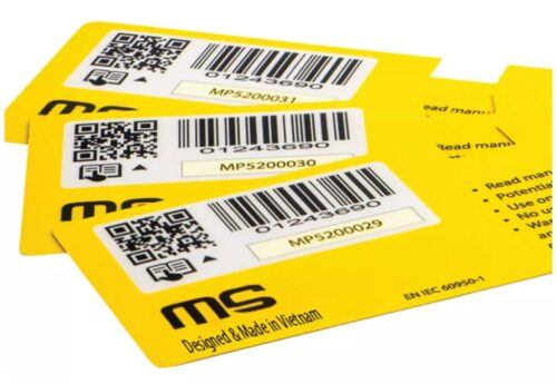 Tem nhãn có mã vạch giúp lưu trữ hàng hóa trong kho và dễ quản lý hơn